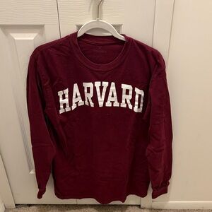 Fanatics Maroon Harvard Long Sleeve Tee
